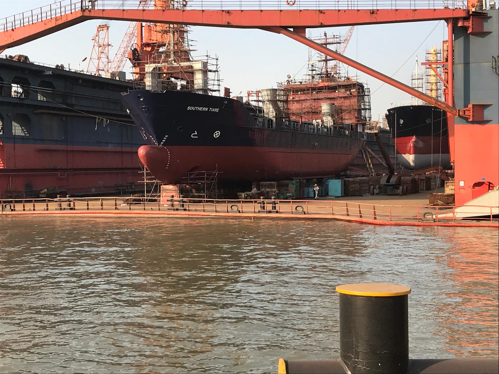 Project management - dry-docking